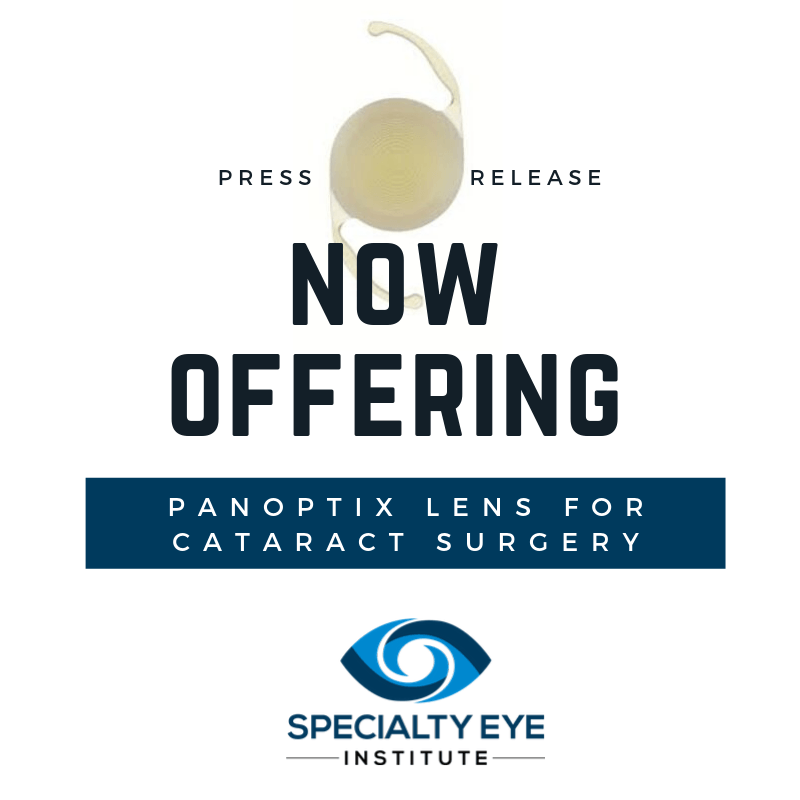 Now offering PanOptix, the First and Only Trifocal Lens in the US for